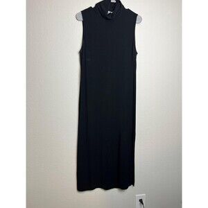vince ribbed twist dress Vince, Ribbed-knit cotton-blend maxi dress, Women, Black, S, Dresses